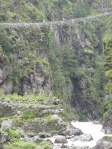 Beautiful gorge with an outrageously high bridge - had to cross that..